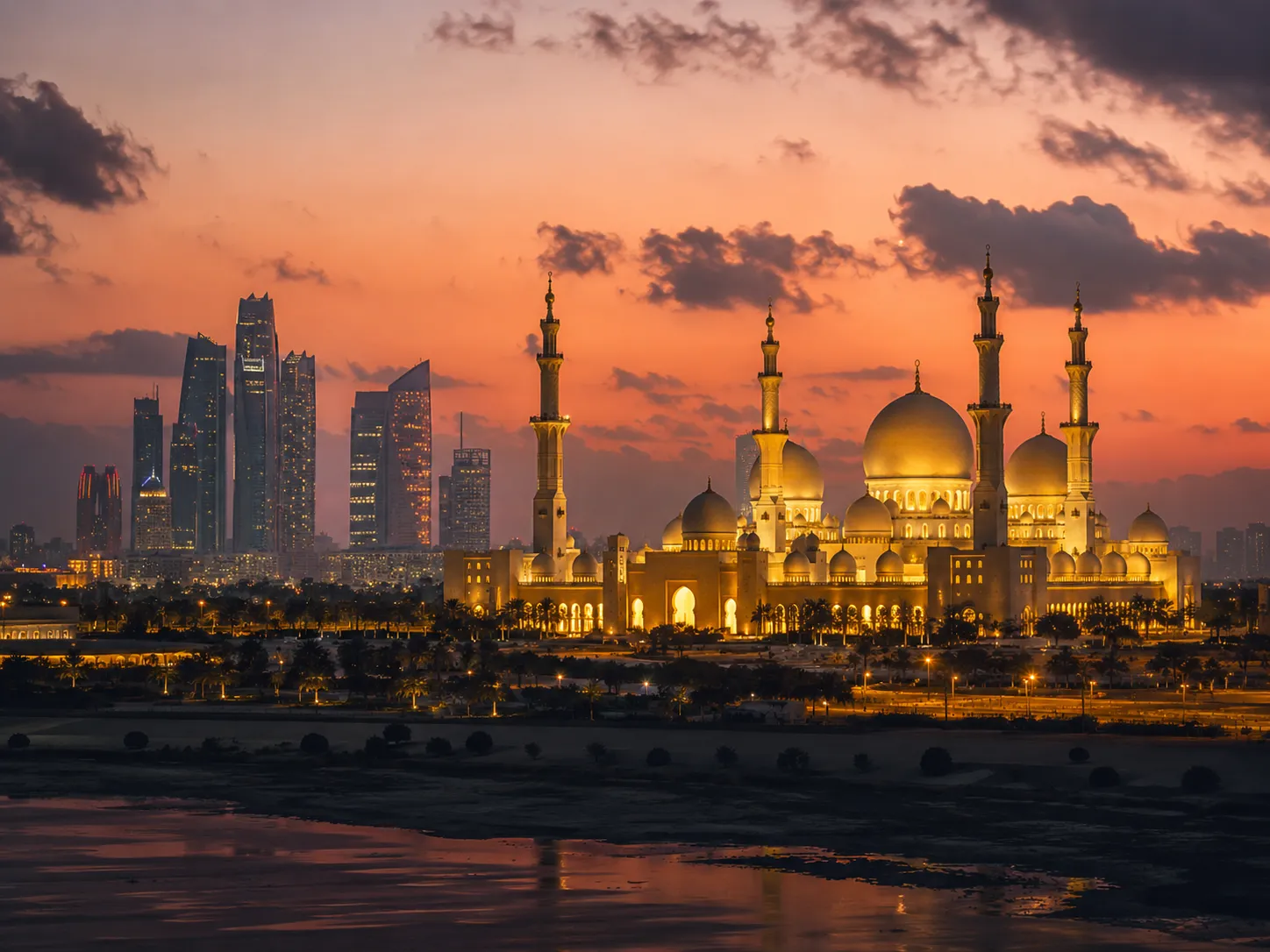 Abu Dhabi skyline